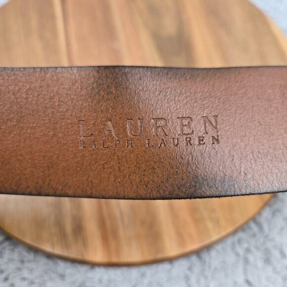 Lauren Ralph Lauren Women Large Vintage Logo Western Buckle Belt Statement Piece main image 5